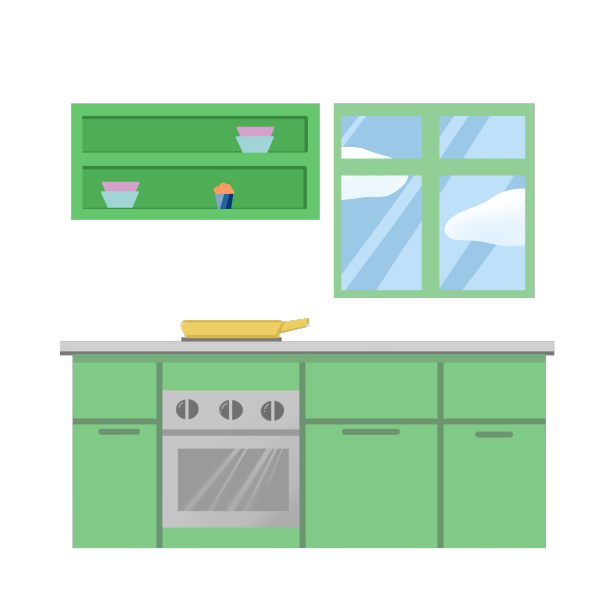 厨房橱柜装修图片下载