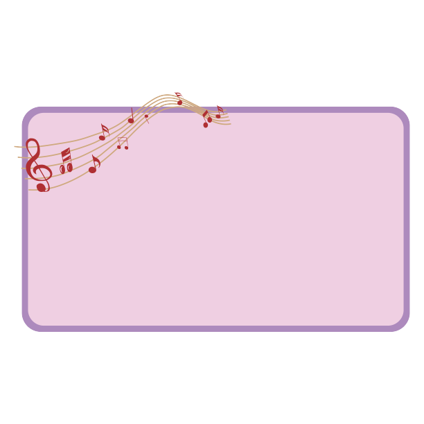 音符旋律边框图片下载