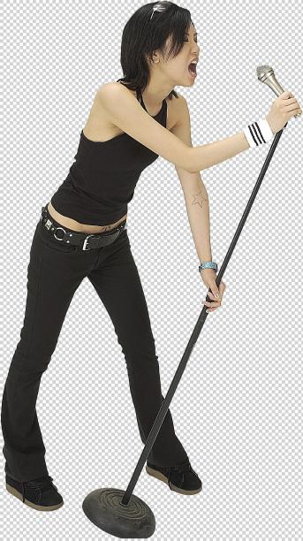 唱歌的女人图片下载