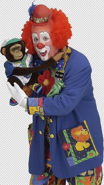 小丑和猴子图片下载