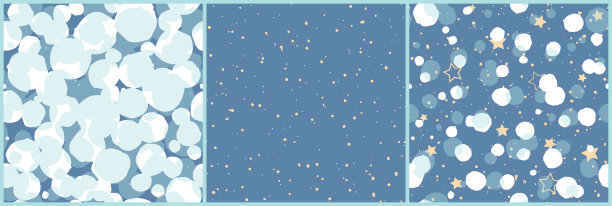 白蓝点无缝图案图片下载