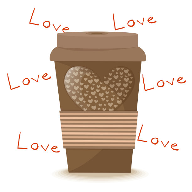 咖啡杯模型图片下载