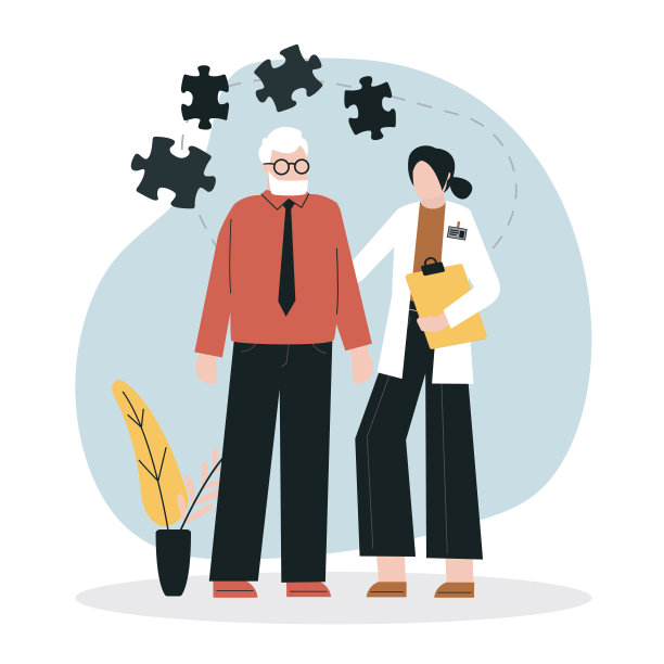 患有老年痴呆症的老年人。老年痴呆症患者的概念。祖父患有脑病，失忆。神经病学治疗图片下载