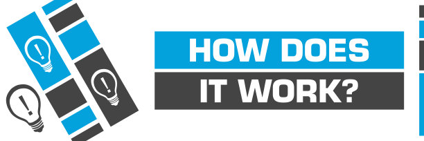 如何工作蓝灰线盒灯泡图片下载