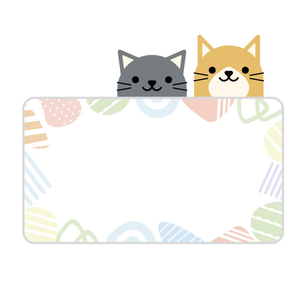 Message card_cat和dog图片下载