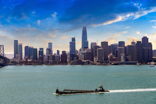 加州旧金山的城市景观图片下载