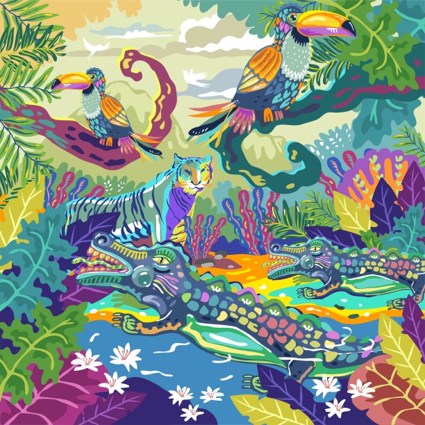 快乐的丛林图片下载