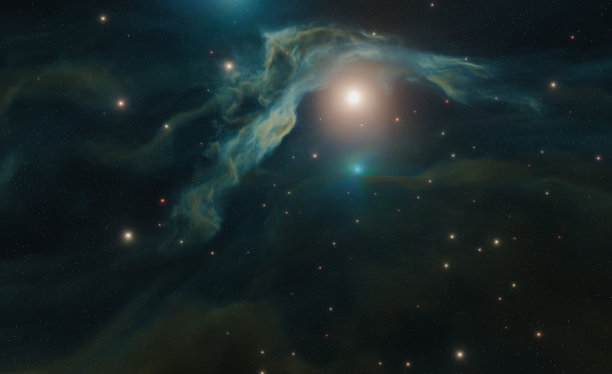 夜空布满星星和星云图片下载