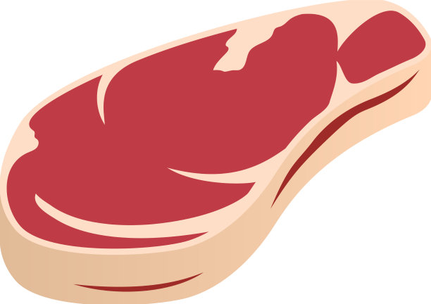 肉排等距构成图片下载