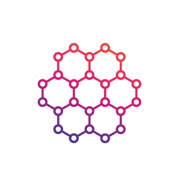 石墨烯、碳结构矢量图图片下载