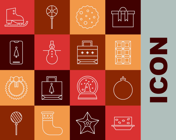 把牛轧糖和坚果放在圣诞球上图片下载