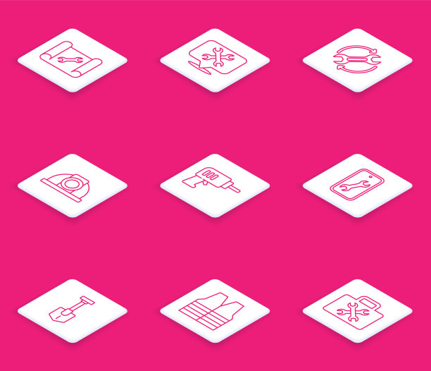 设定线形图纸和扳手位置用图片下载