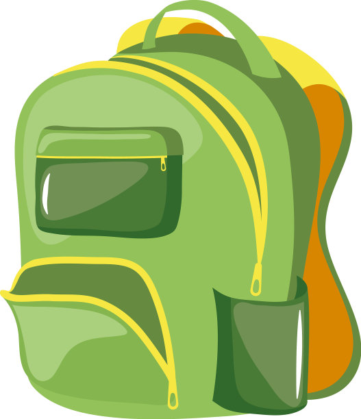 绿色的书包供应图片下载