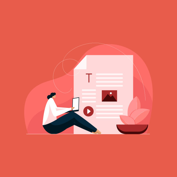 创意Copywriter为在线博客内容，自由博客和内容管理的概念图片下载