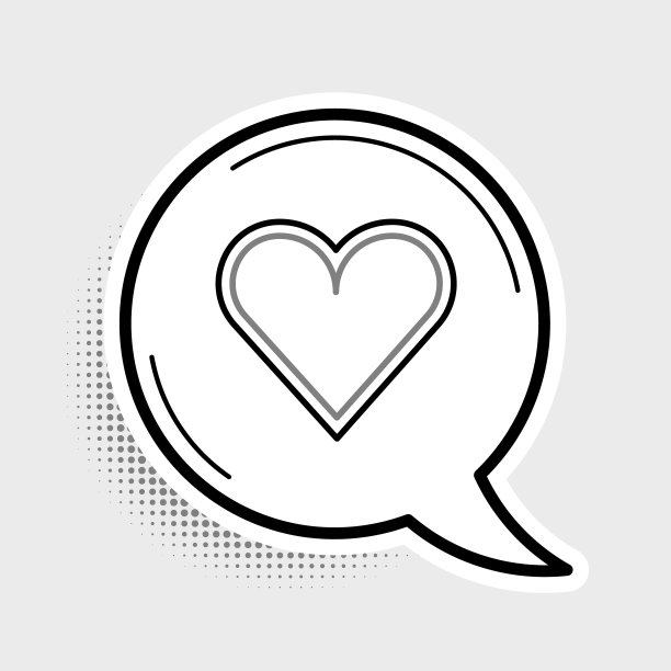 线心图标孤立在灰色背景上。浪漫象征着相连、结合、激情和婚礼。情人节的象征。色彩斑斓的轮廓的概念。向量图片下载