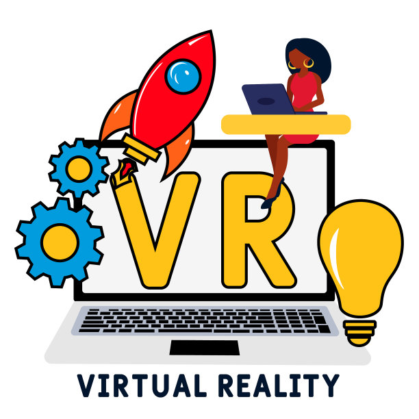 VR——虚拟现实的首字母缩写图片下载