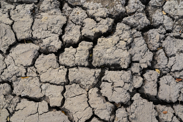 干裂的土壤。气候变化图片下载