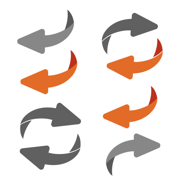 逆转箭头图标。翻转或转向箭头。反向标志图片下载