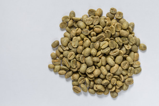 未经烘烤、未经加工的生咖啡豆图片下载