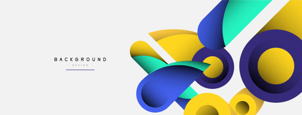 抽象背景最小几何圆和图片下载