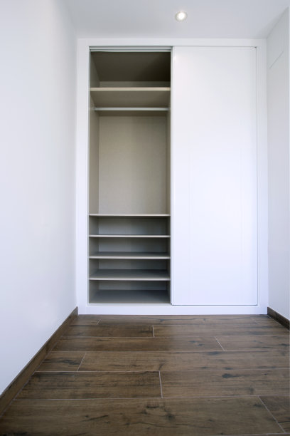 前视图的新内置衣柜图片下载