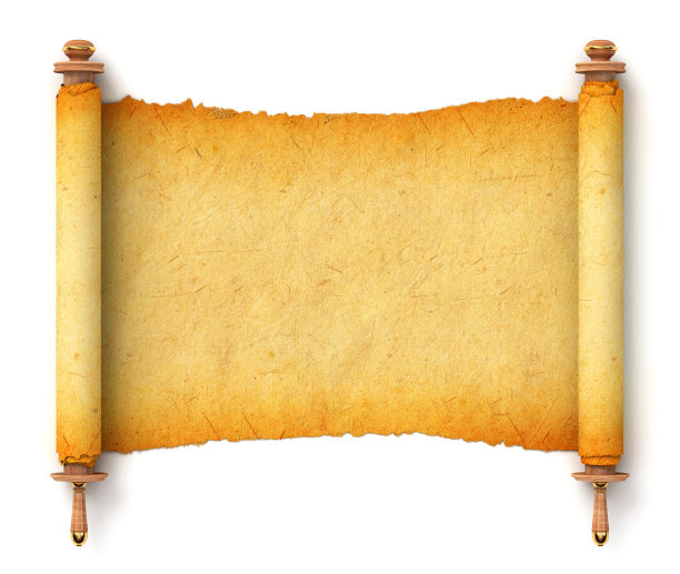 用木柄展开的Torah图片下载