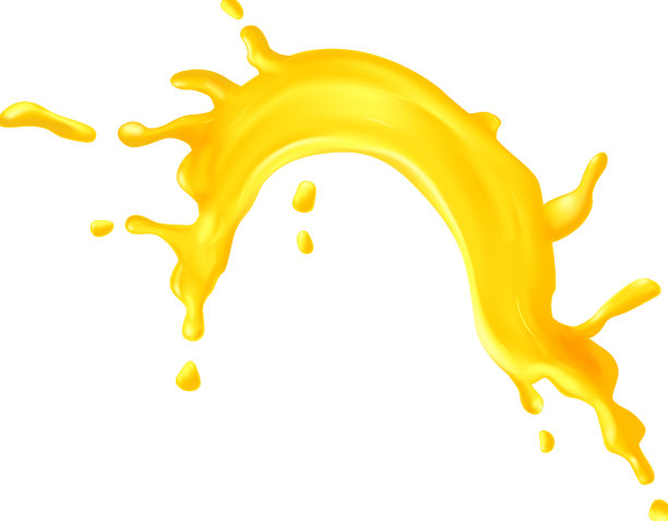 果汁飞溅写实构图图片下载