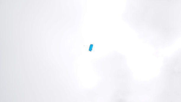 在澳大利亚西部珀斯附近的Jurien湾，跳伞者在空中降落。图片下载