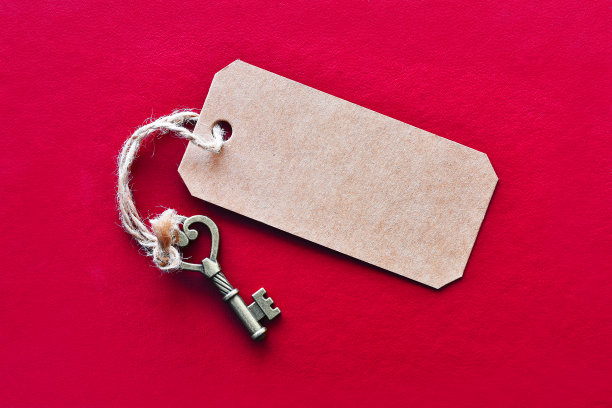 古董钥匙和标签图片下载