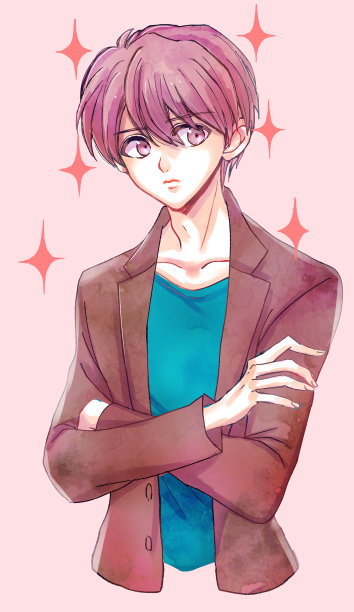 一个双臂交叉的男人图片下载