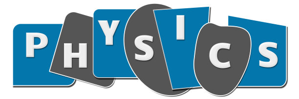 物理蓝灰色抽象形状水平图片下载