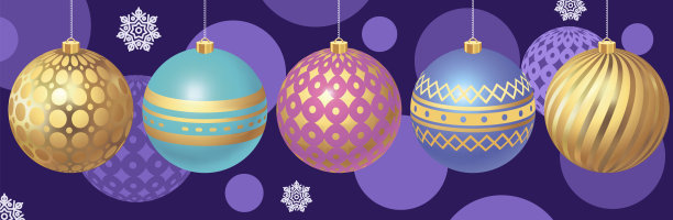 3d圣诞新年背景。一套现实的3d彩色黄金趋势饰品为圣诞节设计孤立的颜色时尚背景。圣诞节3 d球图片下载