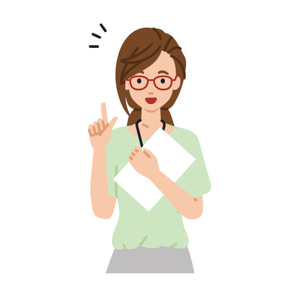 一个女老师站着，用手指的手势表达思想图片下载