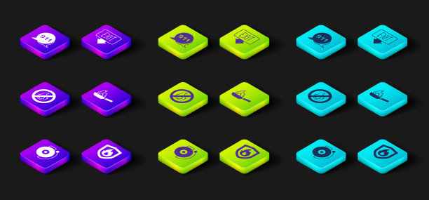 设置“响警铃”、“防火屏蔽”、“无火”、“带盘”、“出口”和“紧急呼叫911”图标。向量图片下载