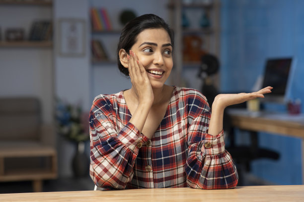 年轻女子的肖像，库存照片图片下载