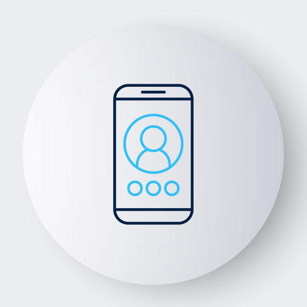 Line视频会议图标孤立在白色背景。在线会议可以在家工作。远程项目管理。色彩斑斓的轮廓的概念。向量图片下载