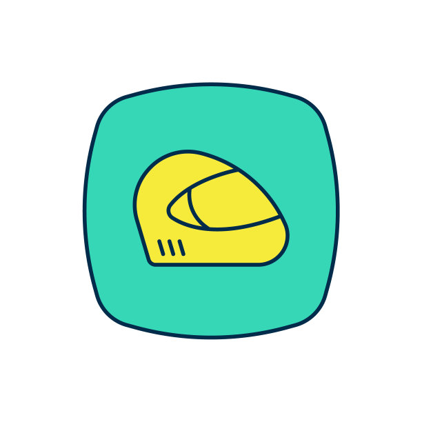 填充轮廓赛车头盔图标孤立在白色背景。极限运动。运动设备。向量图片下载