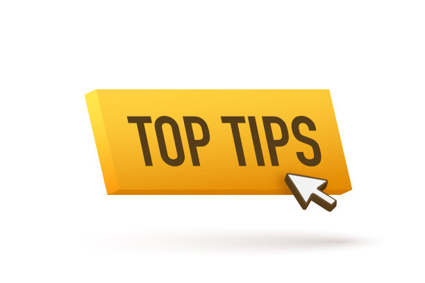 按钮与文字顶部提示。矢量插图。图片下载