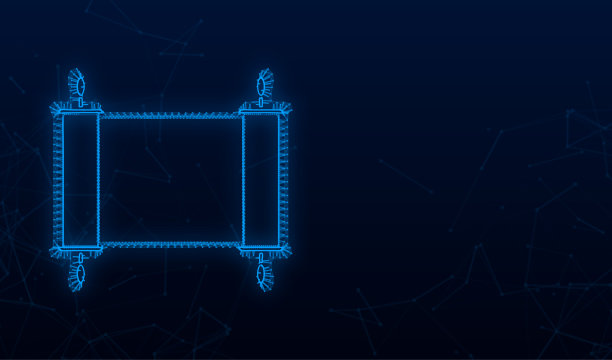卷好的旧纸莎草文件模型。卷旧纸莎草文件的现实插图。向量股票插图图片下载
