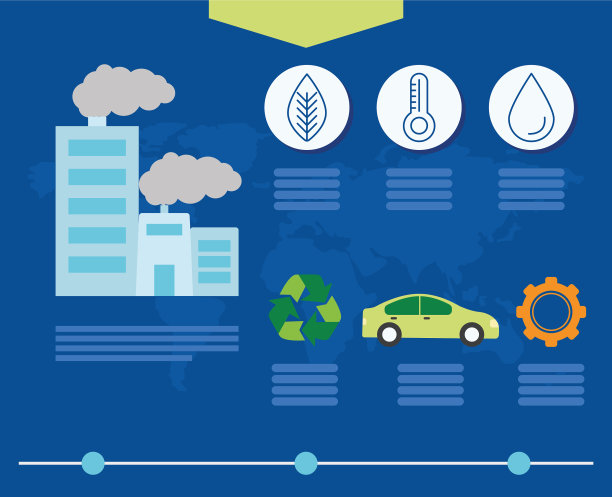 气候变化信息图表模板图片下载
