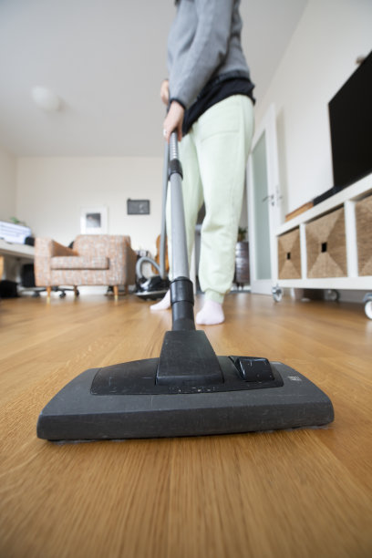 女人在打扫房子图片下载