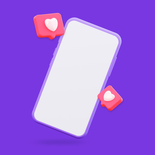 手机的最小3D模型。移动网络的概念。三维渲染图片下载