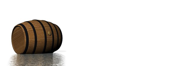 一个老式木桶- 3D渲染图片下载