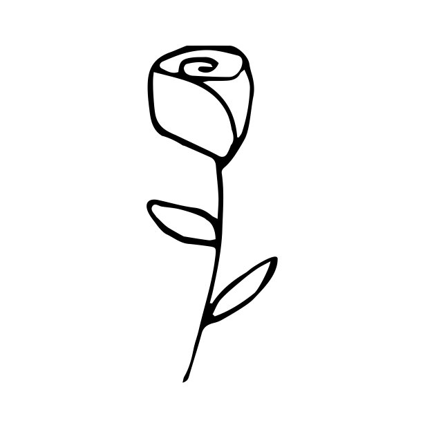 鲜花涂鸦集。手绘矢量花插图。图片下载