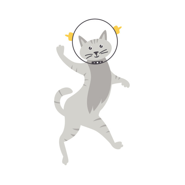宇航员的猫图片下载
