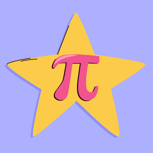 圆周率的数值。国际π的一天。数学常数，无理数。图片下载