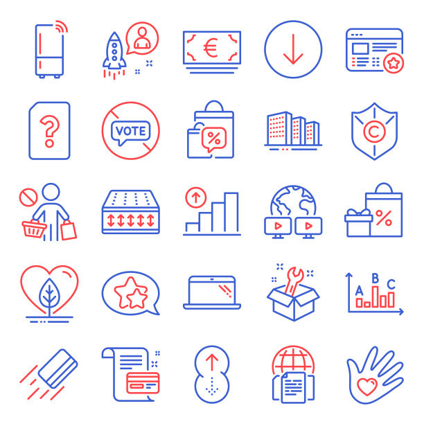 商业图标集包括图标停止购物图片下载