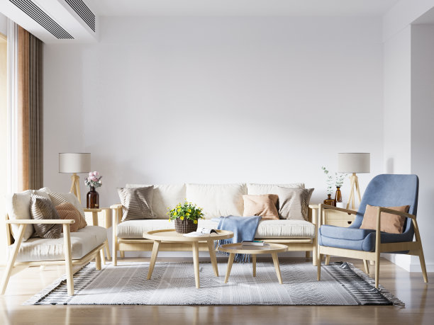 室内客厅墙模型图片下载