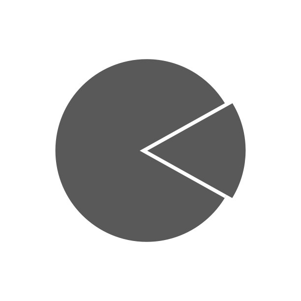 白色背景上的矢量图标信息图形派。饼图模板图片下载