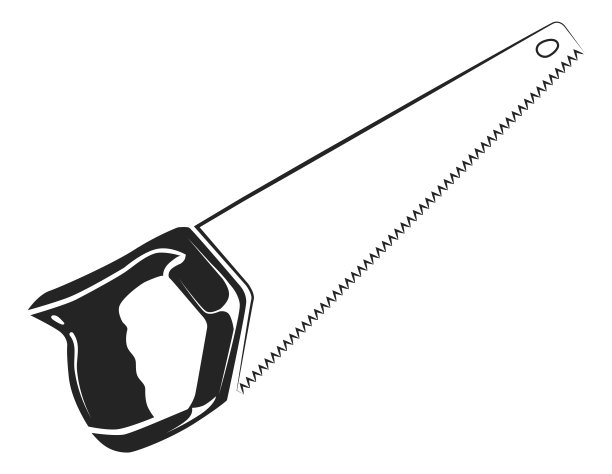 木看到图标。木工hacksa。刀片的工具图片下载